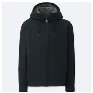 Uniqlo Pile Lined Hoodie Sweatshirt (Medium)